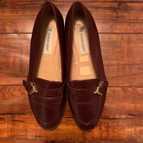 aigner penny loafers